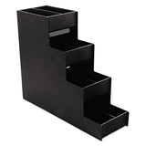 Narrow Condiment Organizer, 6w X 19d X 15 7-8h, Black