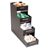 Narrow Condiment Organizer, 6w X 19d X 15 7-8h, Black