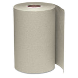 Hardwound Roll Towels, 8 X 350 Ft, Natural, 12 Rolls-carton