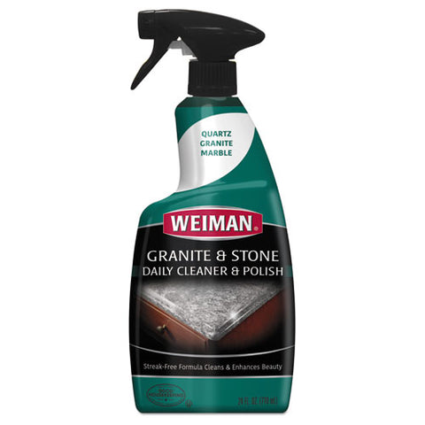 Granite Cleaner And Polish, Citrus Scent, 24 Oz Spray Bottle, 6-carton