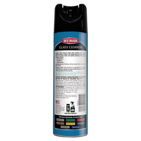 Foaming Glass Cleaner, 19 Oz Aerosol Spray Can