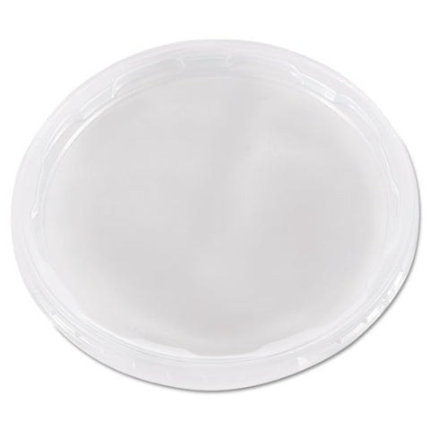 Deli Container Lids, Plug-style, Clear, 50-pack, 10 Packs-carton