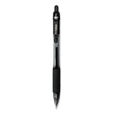 Z-grip Ballpoint Pen, Retractable, Medium 0.7 Mm, Black Ink, Black Tinted Barrel, Dozen