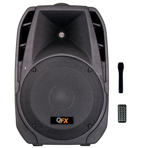 QFX Speaker with Built-In Amplifier Bluetooth
