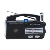 Supersonic 4 Band Am/Fm/Sw1/Sw2 Radio W/Flash Light Usb &amp; Sd Inputs