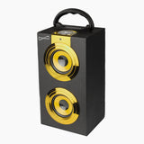 Supersonic Portable Speaker with Rechargeable Battery and FM Radio