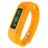 Supersonic 0.91" Fitness Wristband With Bluetooth Pedometer, Calorie Counter and More-Orange
