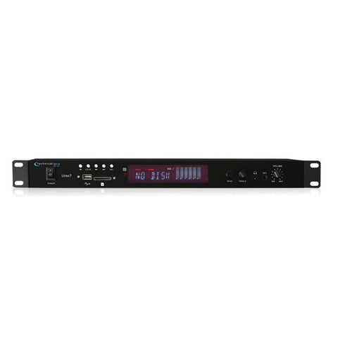 Technical Pro Professional Rack Mountable USB/SD Recording Deck-Black